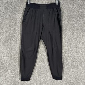 Lululemon ABC Jogger Pants *Short Mens M Black Athleisure Stretch Performance